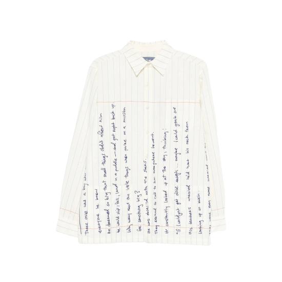 26SS 키드슈퍼 긴팔 셔츠 SUT 09 WHITE NEUTRALS BLUE