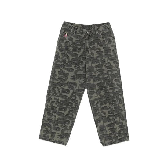 26SS 키드슈퍼 스트레이트 팬츠 PT 07 BLACK GREEN GREY