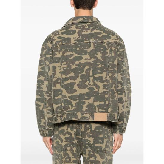 26SS 키드슈퍼 자켓 OW 04 DKGRE GREEN BROWN - KIDSUPER
