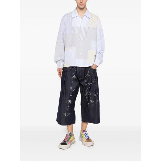 26SS 키드슈퍼 긴팔 셔츠 OW 16 MULTI BLUE GREY - KIDSUPER