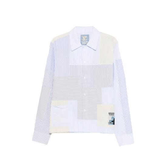 26SS 키드슈퍼 긴팔 셔츠 OW 16 MULTI BLUE GREY