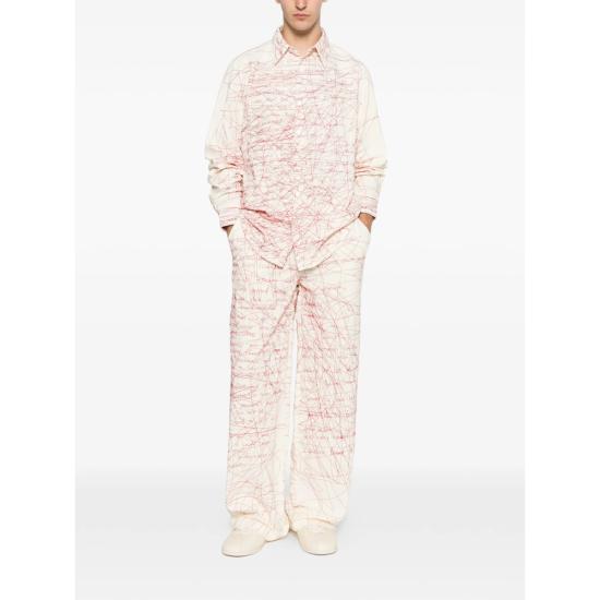 26SS 키드슈퍼 스트레이트 팬츠 PT 01 CRRED NEUTRALS RED - KIDSUPER