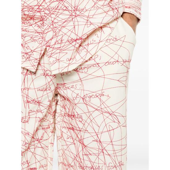 26SS 키드슈퍼 스트레이트 팬츠 PT 01 CRRED NEUTRALS RED - KIDSUPER