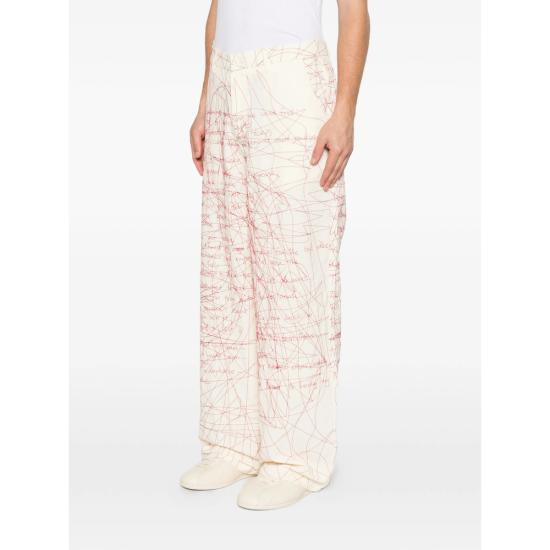 26SS 키드슈퍼 스트레이트 팬츠 PT 01 CRRED NEUTRALS RED - KIDSUPER