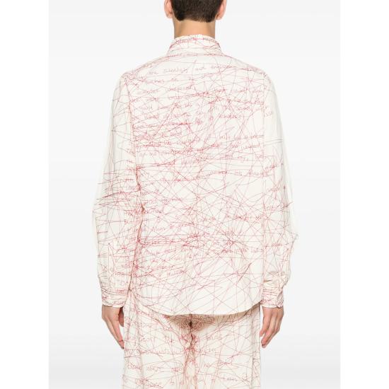 26SS 키드슈퍼 긴팔 셔츠 LTP 03 CRRED NEUTRALS RED - KIDSUPER