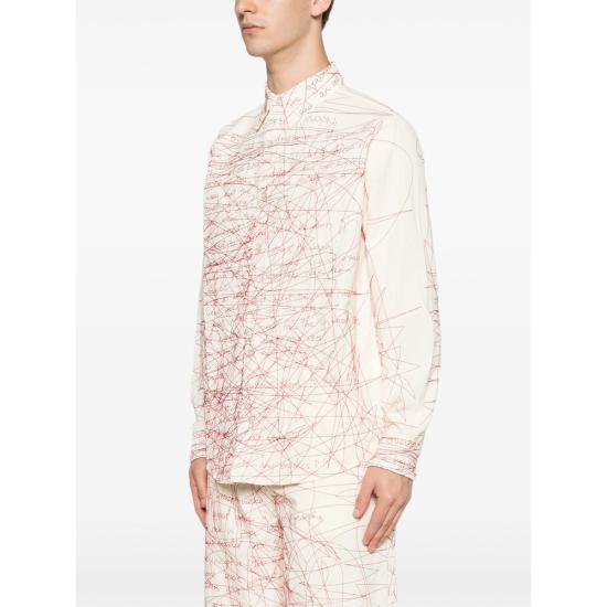 26SS 키드슈퍼 긴팔 셔츠 LTP 03 CRRED NEUTRALS RED - KIDSUPER