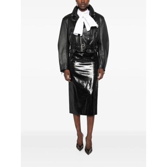 26SS 생로랑 바이커 자켓 865220 YCQT2 1000 BLACK - SAINT LAURENT