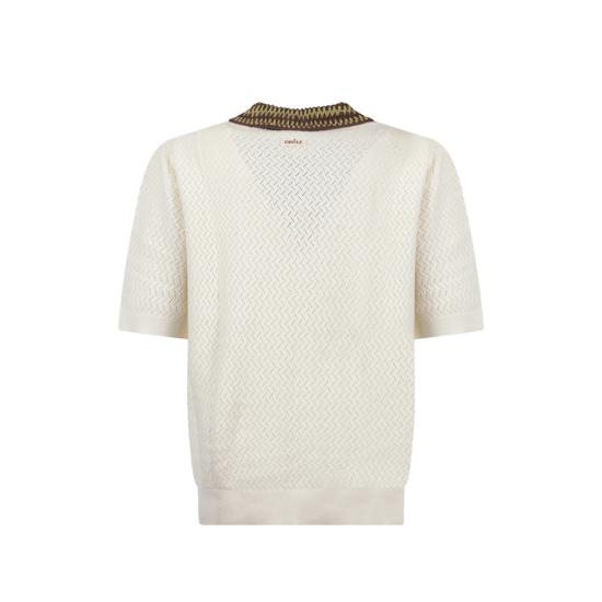 26SS 드롤드무슈 폴로 티셔츠 K PO206 CO292 OFFWH NEUTRALS - DROLE DE MONSIEUR