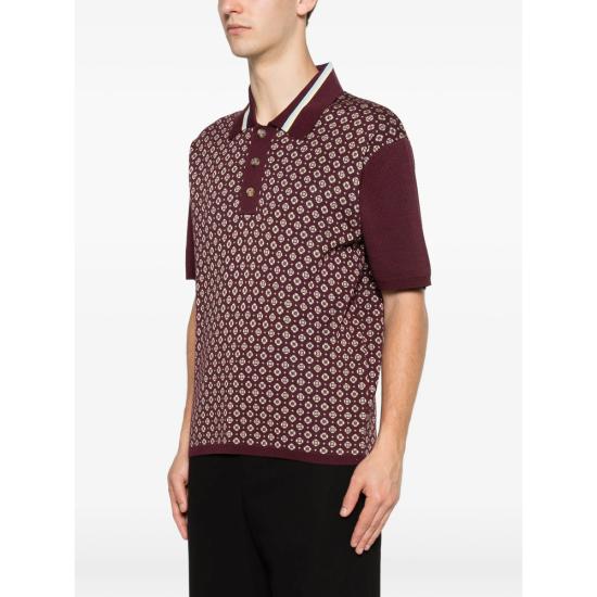 26SS 드롤드무슈 폴로 티셔츠 K PO205 CO261 DKRED RED NEUTRALS - DROLE DE MONSIEUR