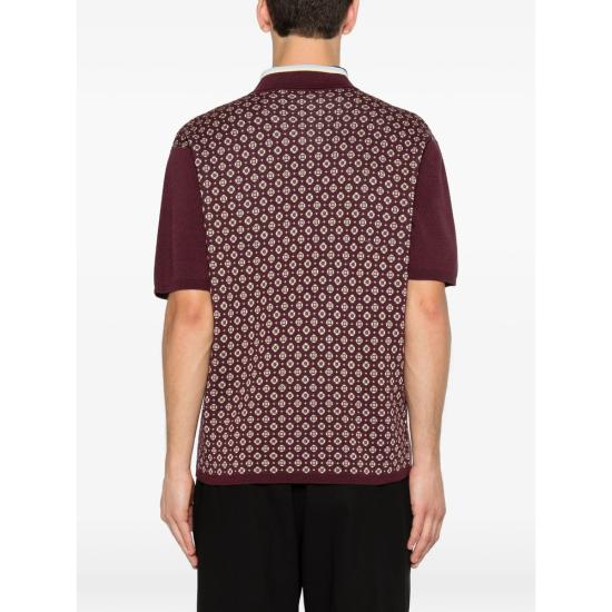 26SS 드롤드무슈 폴로 티셔츠 K PO205 CO261 DKRED RED NEUTRALS - DROLE DE MONSIEUR