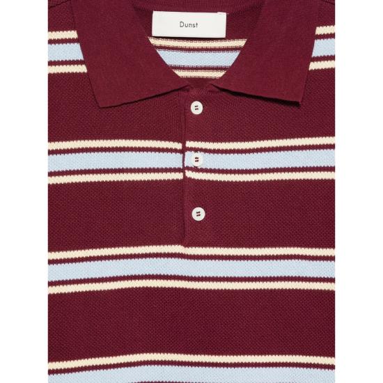 26SS 던스트 폴로 티셔츠 UDSW6B122D2 BUBLU RED - DUNST