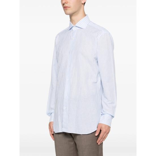 26SS 발바 긴팔 셔츠 54033 0001 BLUE WHITE - BARBA