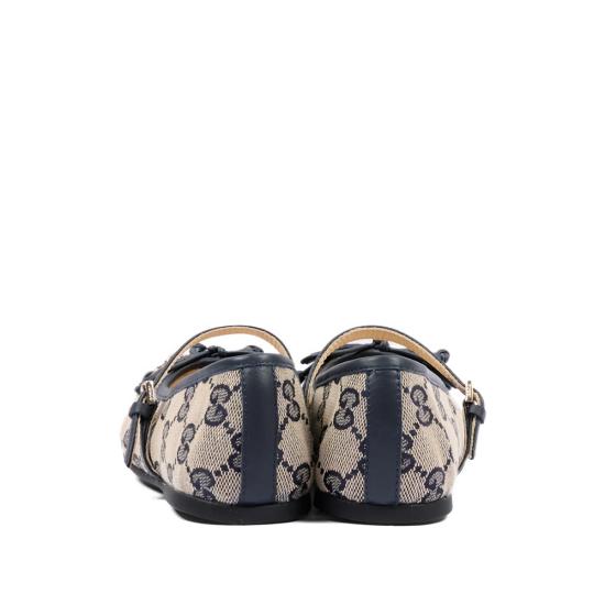 26SS [키즈] 구찌 플랫 슈즈 856590 HWK20 4041 NEUTRALS BLUE - GUCCI