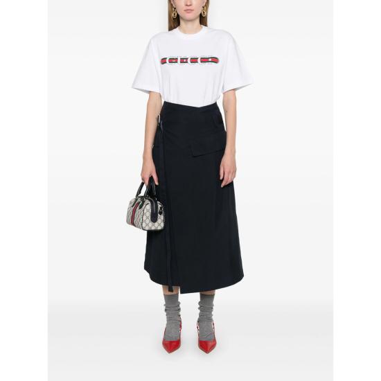 26SS 구찌 프린트 반팔 티셔츠 788093 XJGL6 9074 WHITE - GUCCI