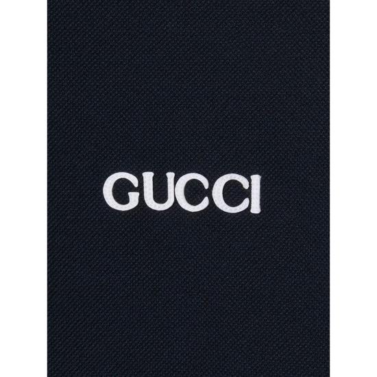 26SS 구찌 폴로 티셔츠 806250 XJHH6 4003 BLUE - GUCCI
