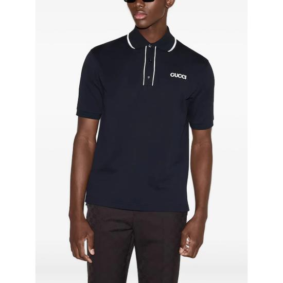 26SS 구찌 폴로 티셔츠 806250 XJHH6 4003 BLUE - GUCCI