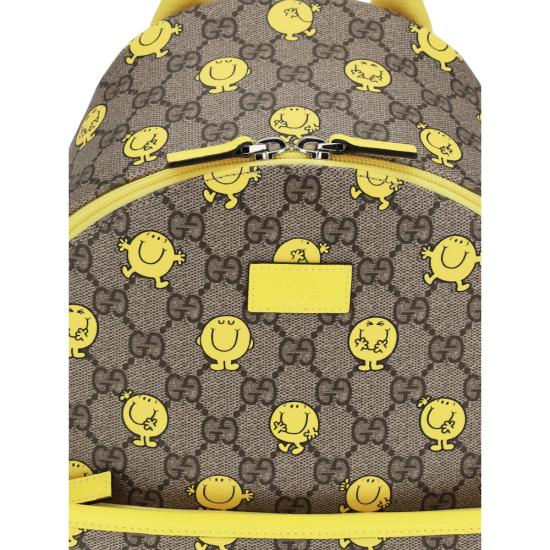 26SS [키즈] 구찌 백팩 782708 FAFN6 9850 BROWN YELLOW - GUCCI