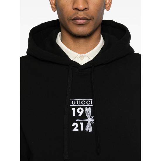 26SS 구찌 후드 티셔츠 855976 XJHQT 1043 BLACK - GUCCI