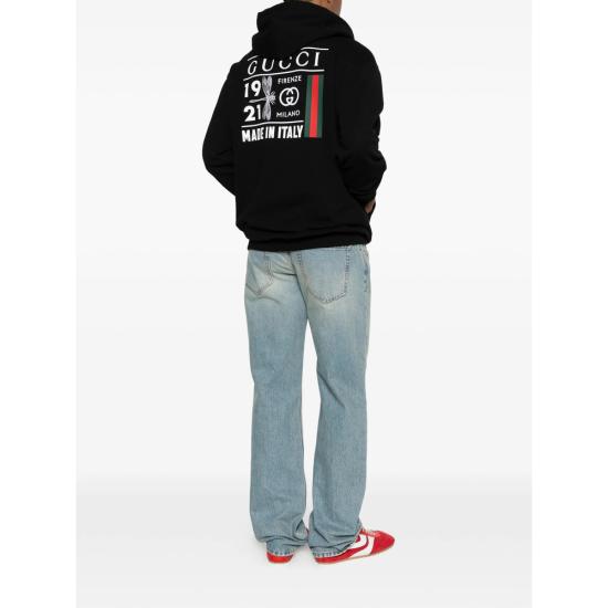 26SS 구찌 후드 티셔츠 855976 XJHQT 1043 BLACK - GUCCI