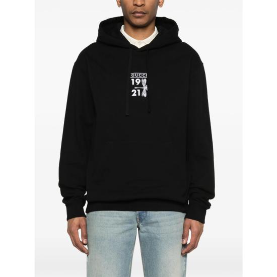 26SS 구찌 후드 티셔츠 855976 XJHQT 1043 BLACK - GUCCI