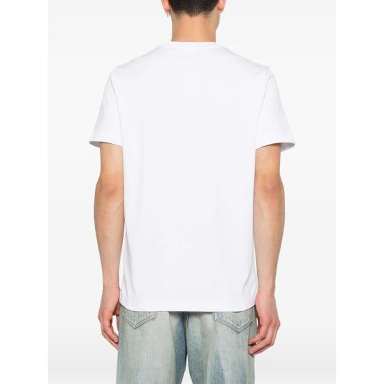 26SS 몽클레어 반팔 티셔츠 89AUG 8C000 65 00A WHITE - MONCLER