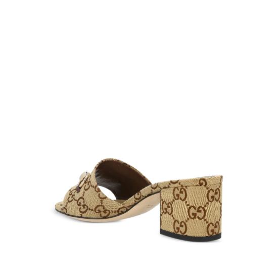 26SS 구찌 홀스빗 슬라이드 샌들 854882 9SF10 2544 NEUTRALS BROWN - GUCCI