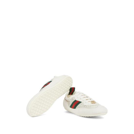 26SS 구찌 GG 크리스털 시프트 스니커즈 859221 AAF3W 9165 NEUTRALS - GUCCI