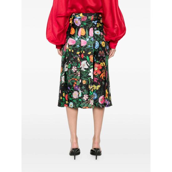 26SS 구찌 스커트 864510 ZAUU8 1066 BLACK GREEN - GUCCI