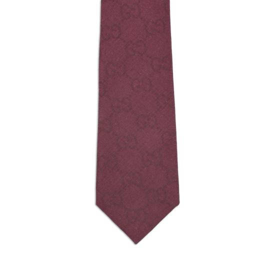 26SS 구찌 GG 실크 코튼 타이 861299 4E600 6100 RED - GUCCI