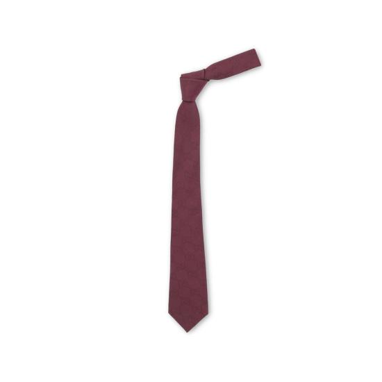 26SS 구찌 GG 실크 코튼 타이 861299 4E600 6100 RED