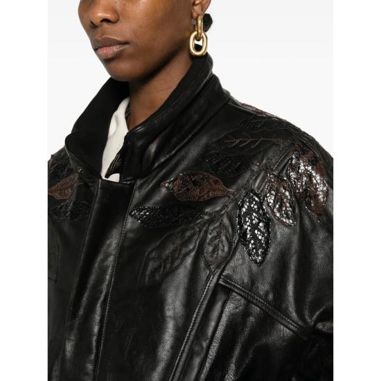 26SS 구찌 가죽 자켓 861125 XNBCM 2069 BROWN - GUCCI