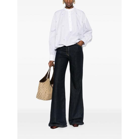 26SS 구찌 블라우스 855774 ZAUBX 9098 WHITE - GUCCI