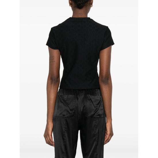 26SS 구찌 GG 저지 자카드 티셔츠 865175 XUAO2 1000 BLACK - GUCCI