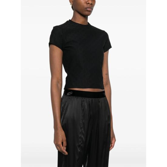 26SS 구찌 GG 저지 자카드 티셔츠 865175 XUAO2 1000 BLACK - GUCCI