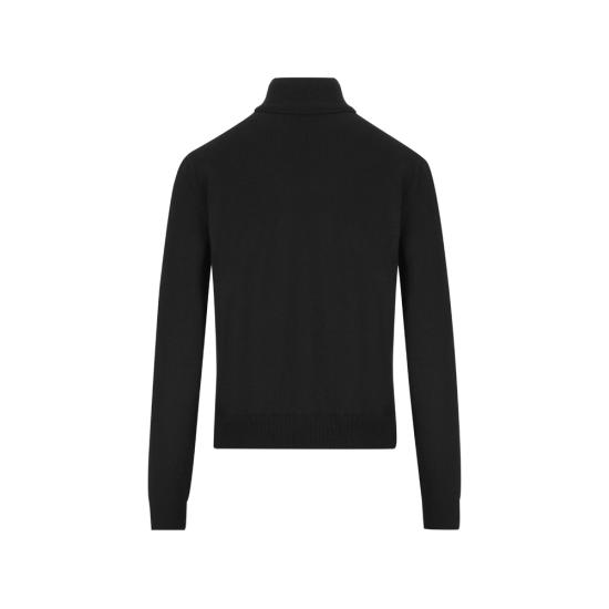 26SS 구찌 자수 울 니트 터틀넥 860442 XKFG7 1043 BLACK - GUCCI