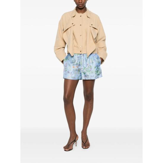 26SS 구찌 숏팬츠 856120 ZAULE 4340 BLUE GREEN - GUCCI