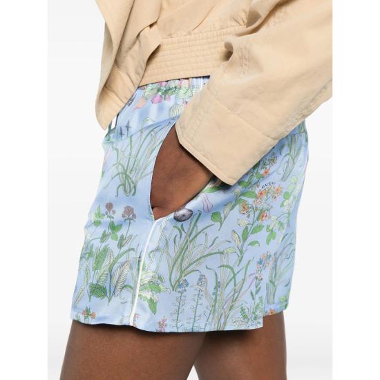 26SS 구찌 숏팬츠 856120 ZAULE 4340 BLUE GREEN - GUCCI