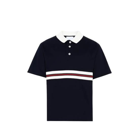 26SS [키즈] 구찌 폴로 셔츠 849659 XJHNR 4780 BLUE