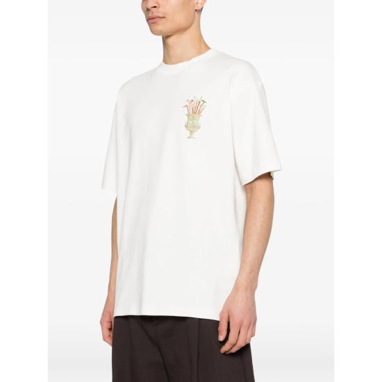 26SS 드롤드무슈 반팔 티셔츠 K TS313 CO002 OFFWH WHITE - DROLE DE MONSIEUR