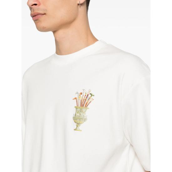 26SS 드롤드무슈 반팔 티셔츠 K TS313 CO002 OFFWH WHITE - DROLE DE MONSIEUR