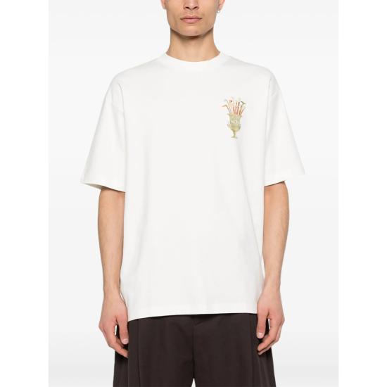 26SS 드롤드무슈 반팔 티셔츠 K TS313 CO002 OFFWH WHITE - DROLE DE MONSIEUR