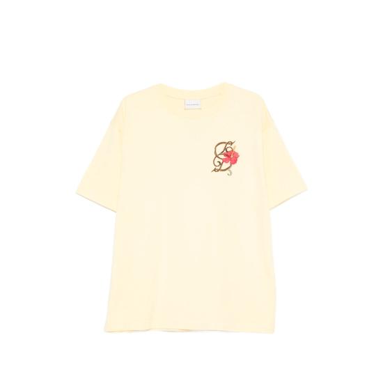 26SS 드롤드무슈 반팔 티셔츠 K TS316 CO248 LGYEL YELLOW