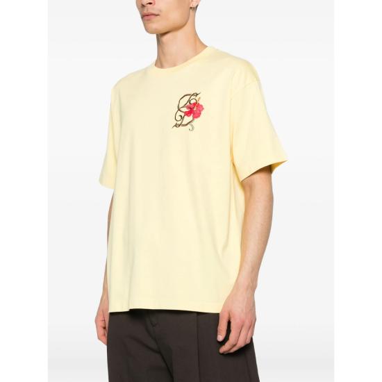 26SS 드롤드무슈 반팔 티셔츠 K TS316 CO248 LGYEL YELLOW - DROLE DE MONSIEUR
