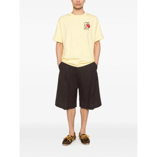 26SS 드롤드무슈 반팔 티셔츠 K TS316 CO248 LGYEL YELLOW - DROLE DE MONSIEUR