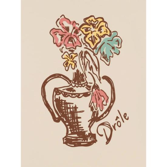 26SS 드롤드무슈 반팔 티셔츠 K TS308 CO002 SAND NEUTRALS - DROLE DE MONSIEUR