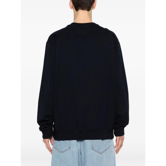 26SS 구찌 자수 코튼 저지 스웨트셔츠 854224 XJHNA 4794 NEUTRALS BLUE - GUCCI