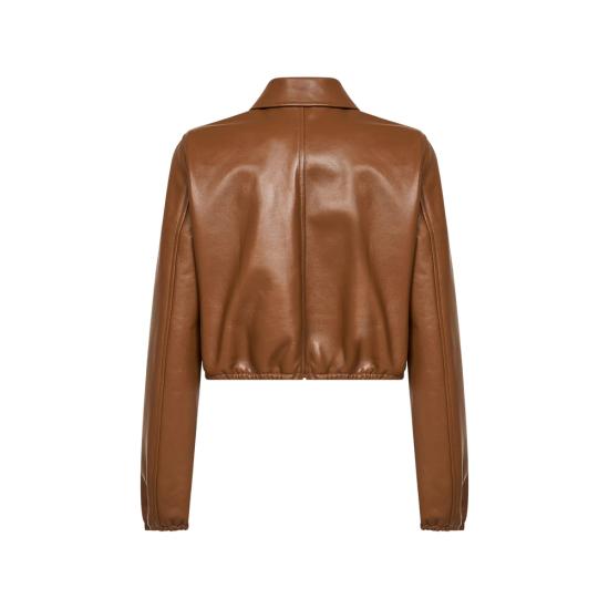 26SS 구찌 가죽 자켓 852289 XNBBW 2006 BROWN - GUCCI