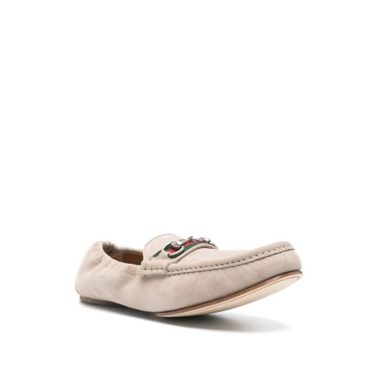 26SS 구찌 홀스빗 1953 로퍼 852065 AAFRR 9550 NEUTRALS WHITE - GUCCI