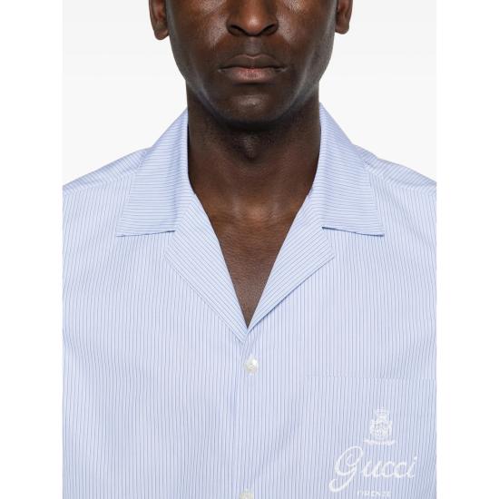 26SS 구찌 반팔 셔츠 794907 ZAJWW 4061 BLUE - GUCCI