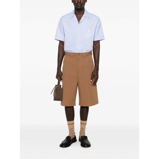 26SS 구찌 반팔 셔츠 794907 ZAJWW 4061 BLUE - GUCCI